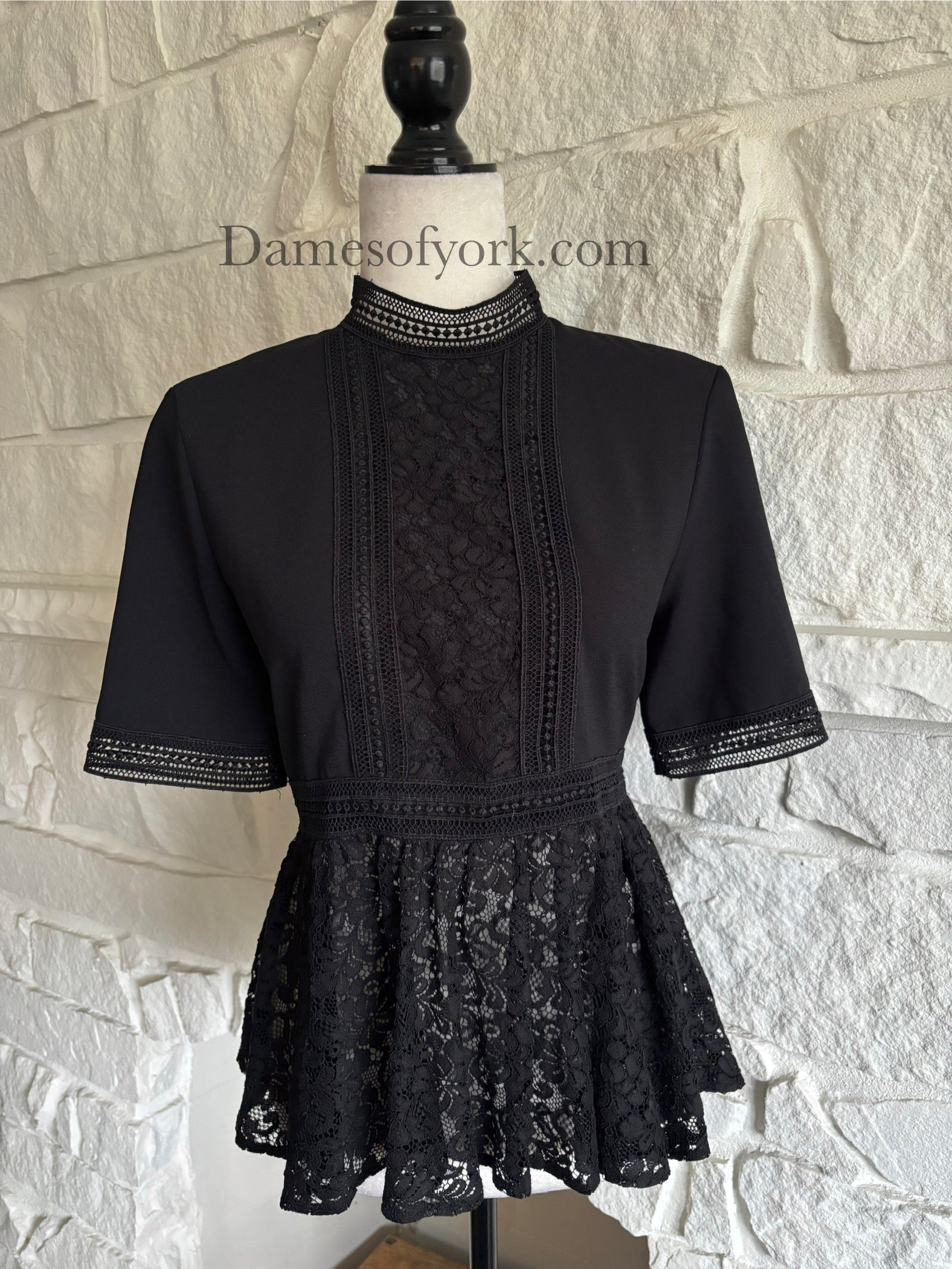 Lacecrest Peplum Top