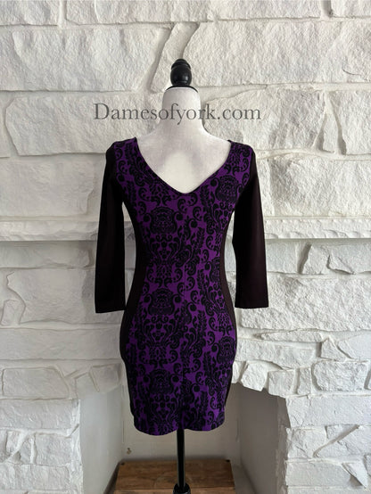 Purple Damask Dress