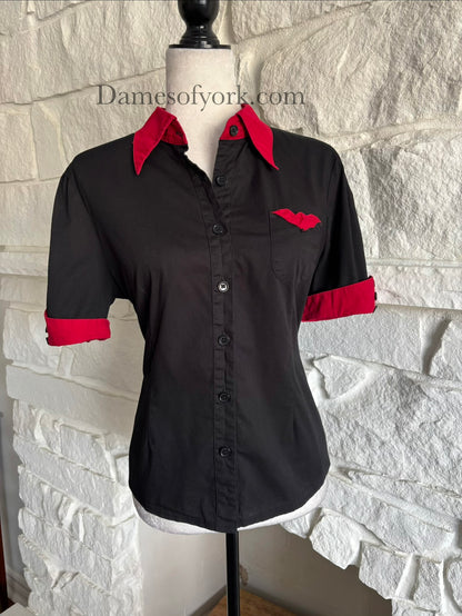 Batwing Button-Up Shirt