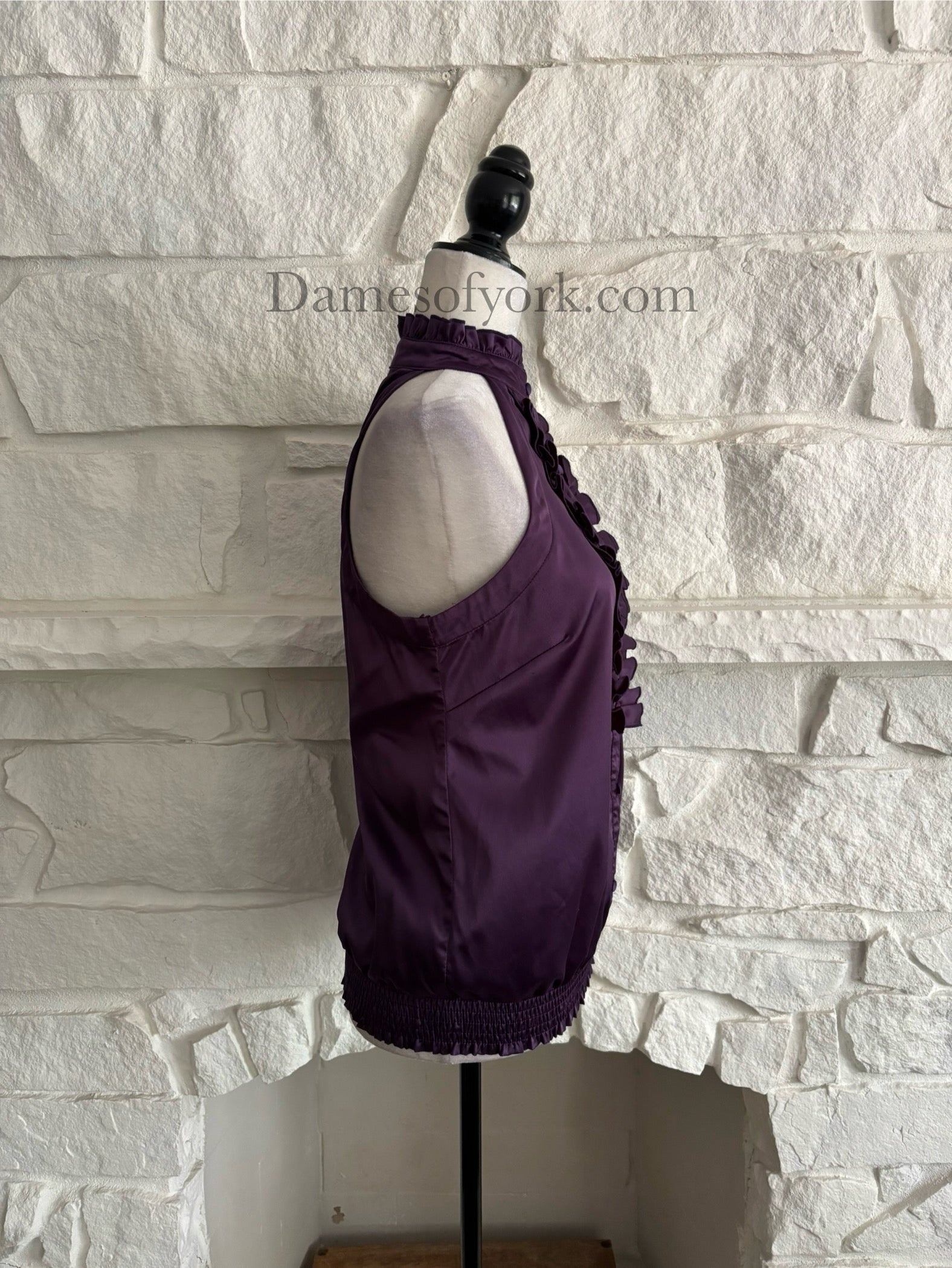 Midnight Agenda Halter Blouse