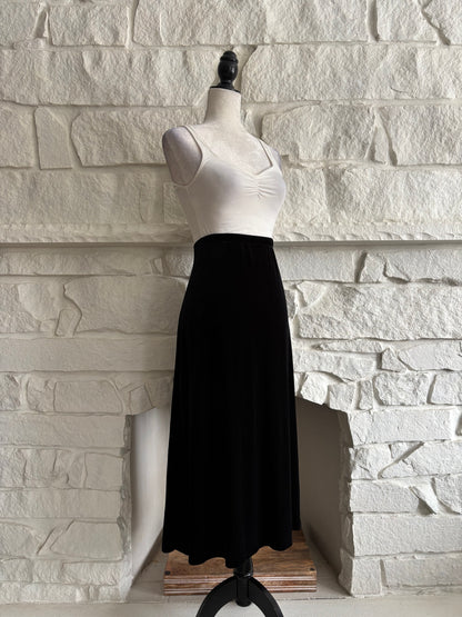 Velvet Black Skirt