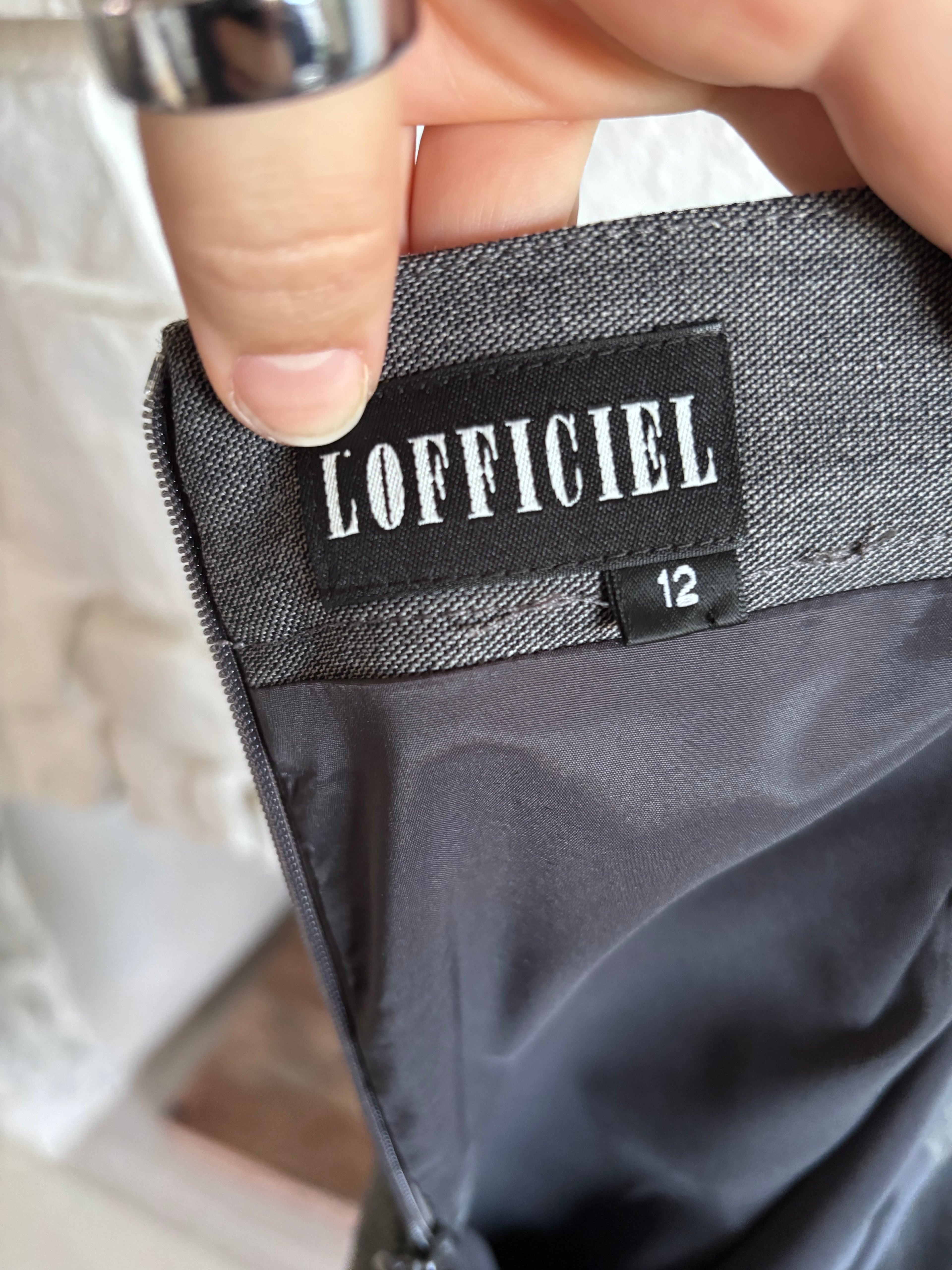 Ashen Line Pencil Skirt