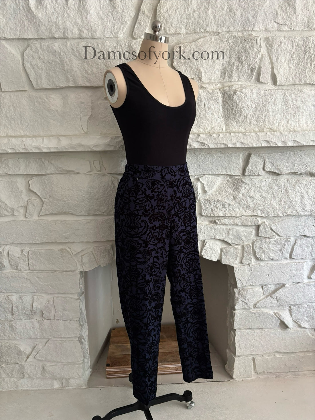 Blue Velvet Pants