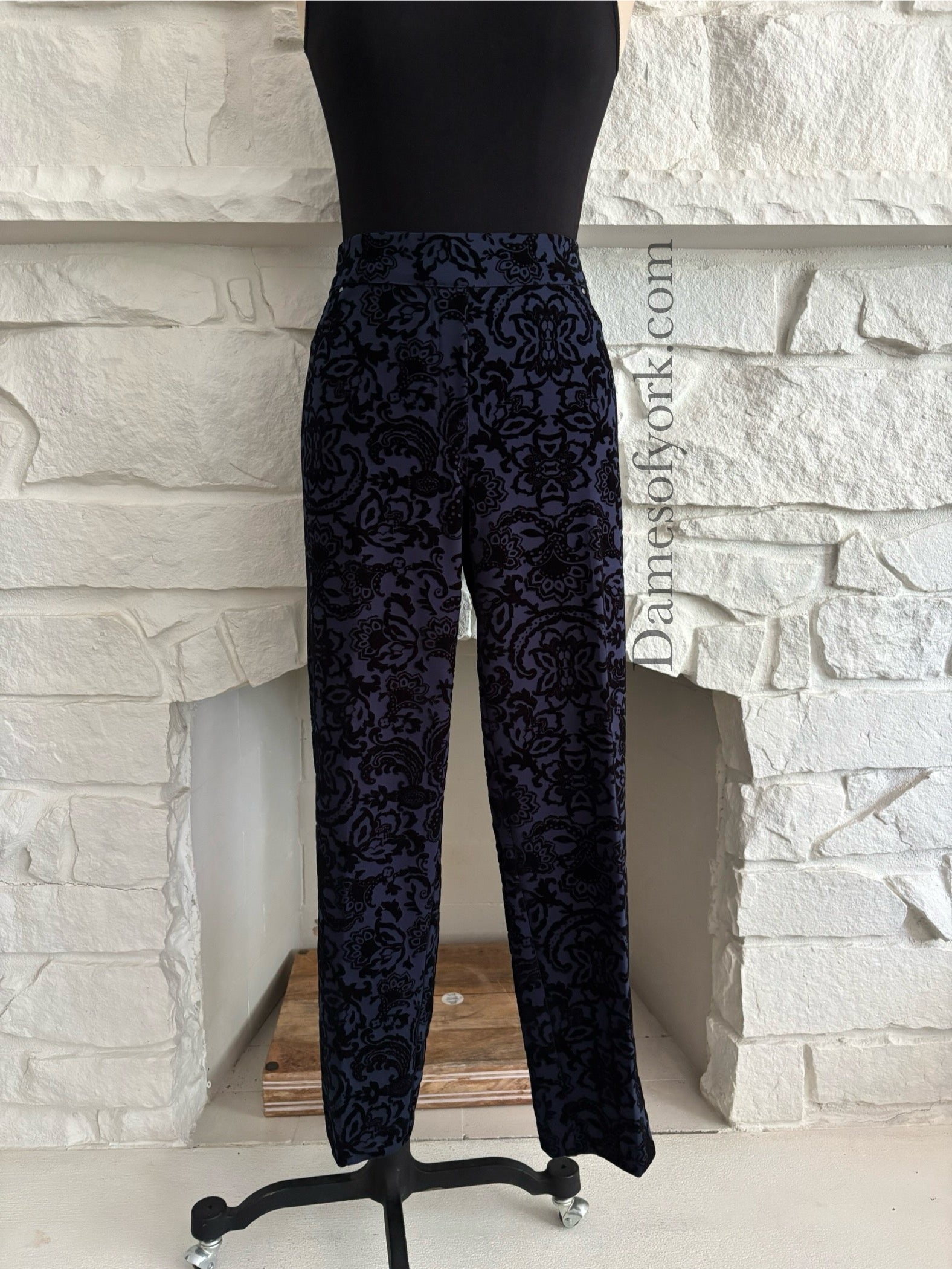 Blue Velvet Pants