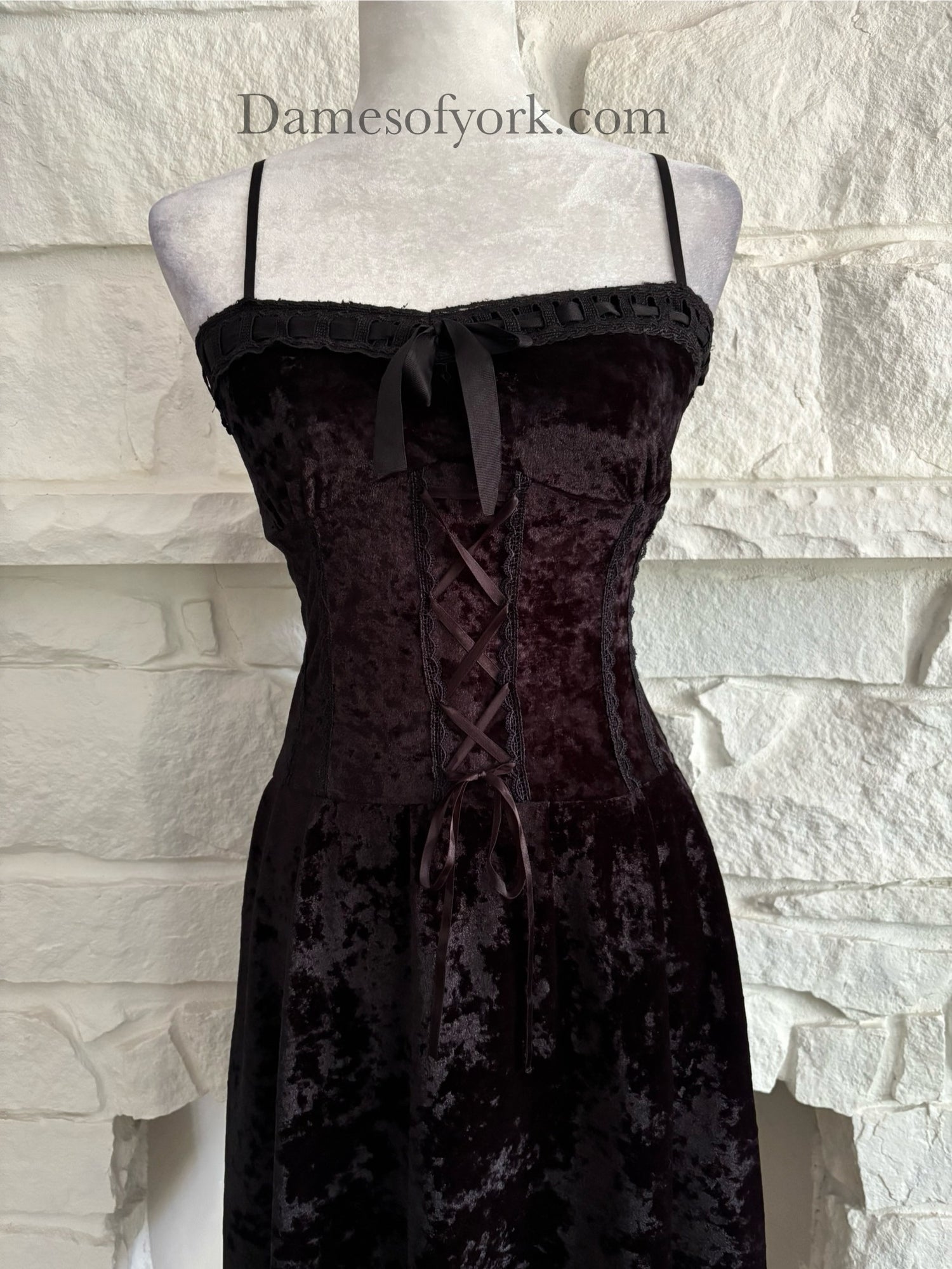 Corset Velvet Dress