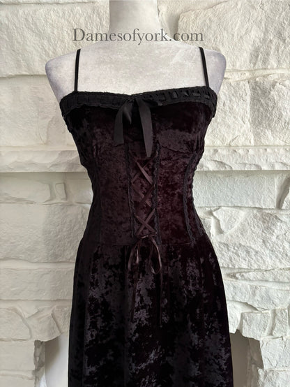 Corset Velvet Dress
