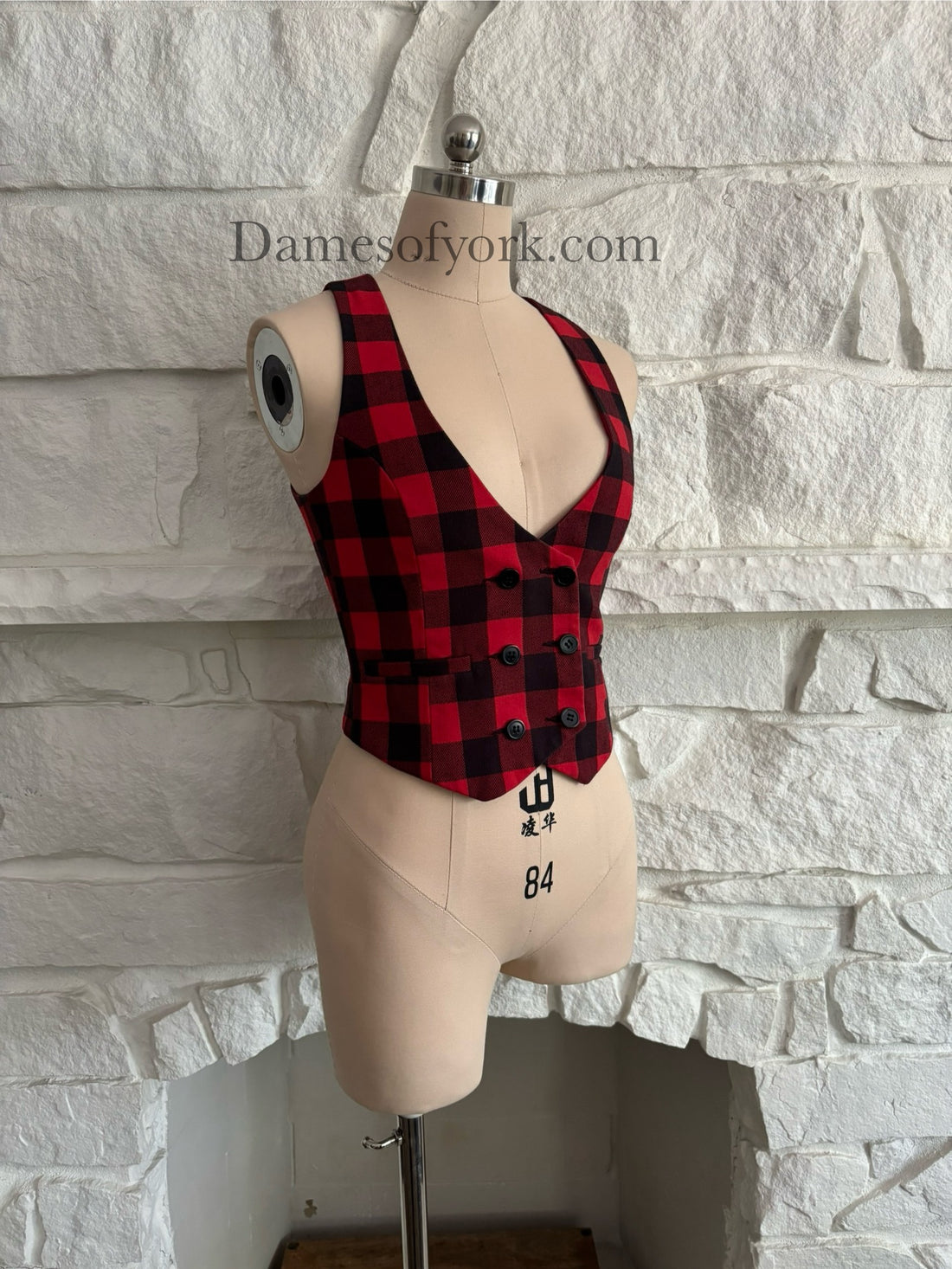 Plaid Vest