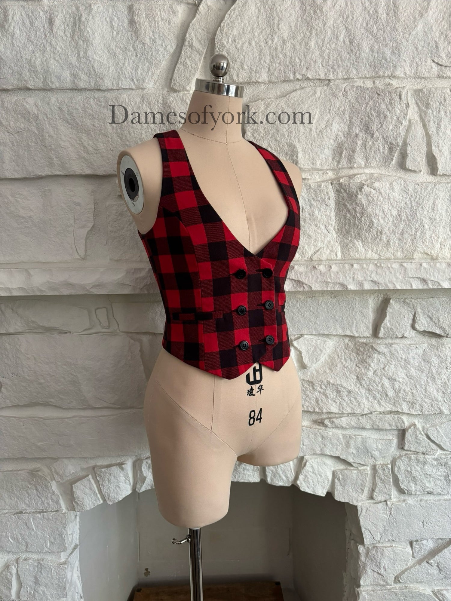 Plaid Vest