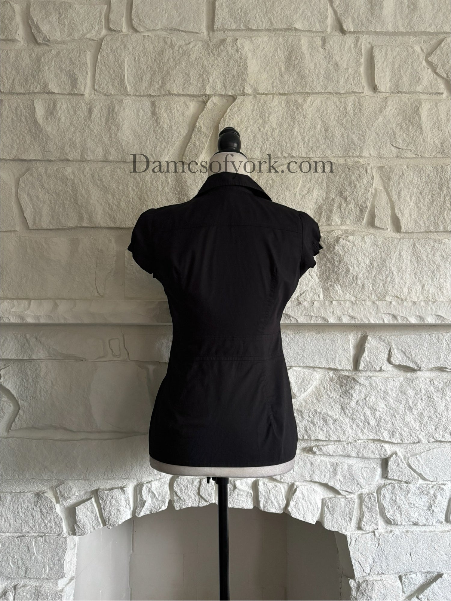 Raven Ruffle Blouse