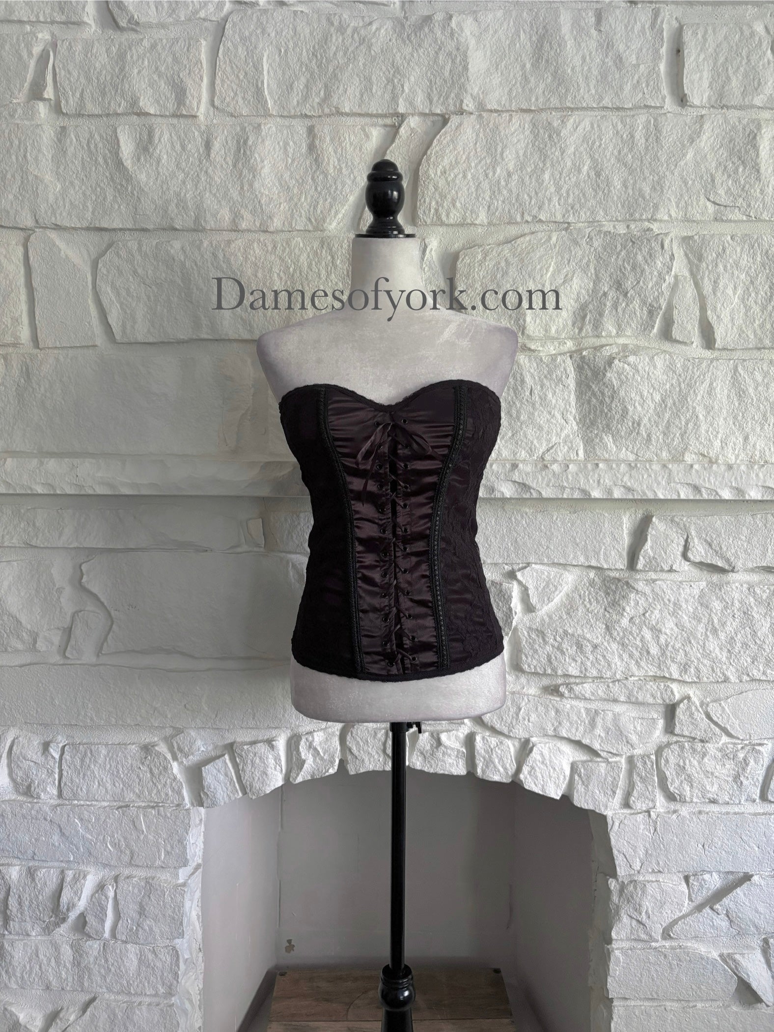 Midnight Lace Corset Top