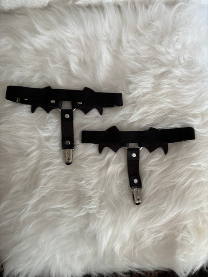 Bat Thigh Garters