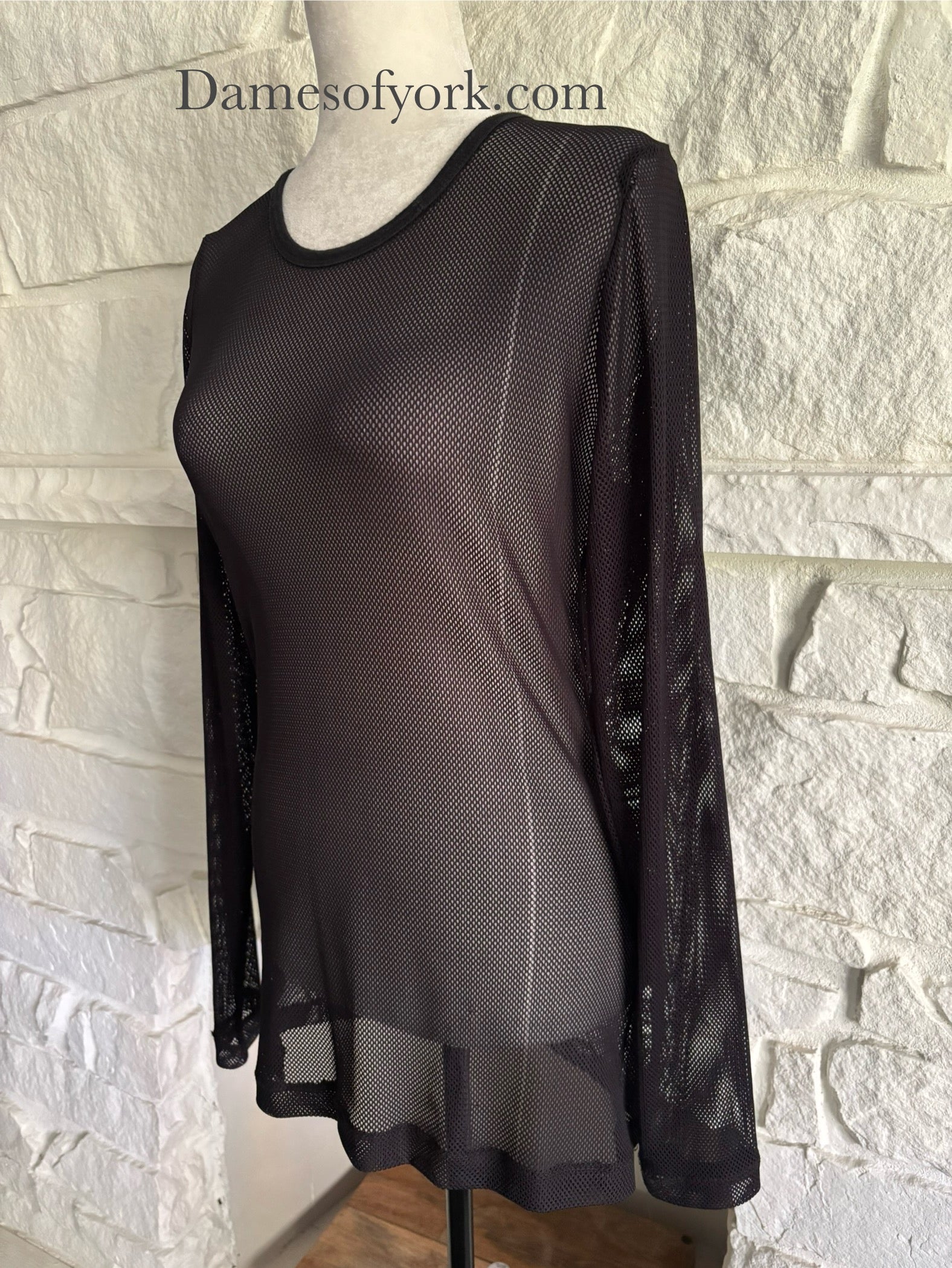 Shadow Veil Mesh Top