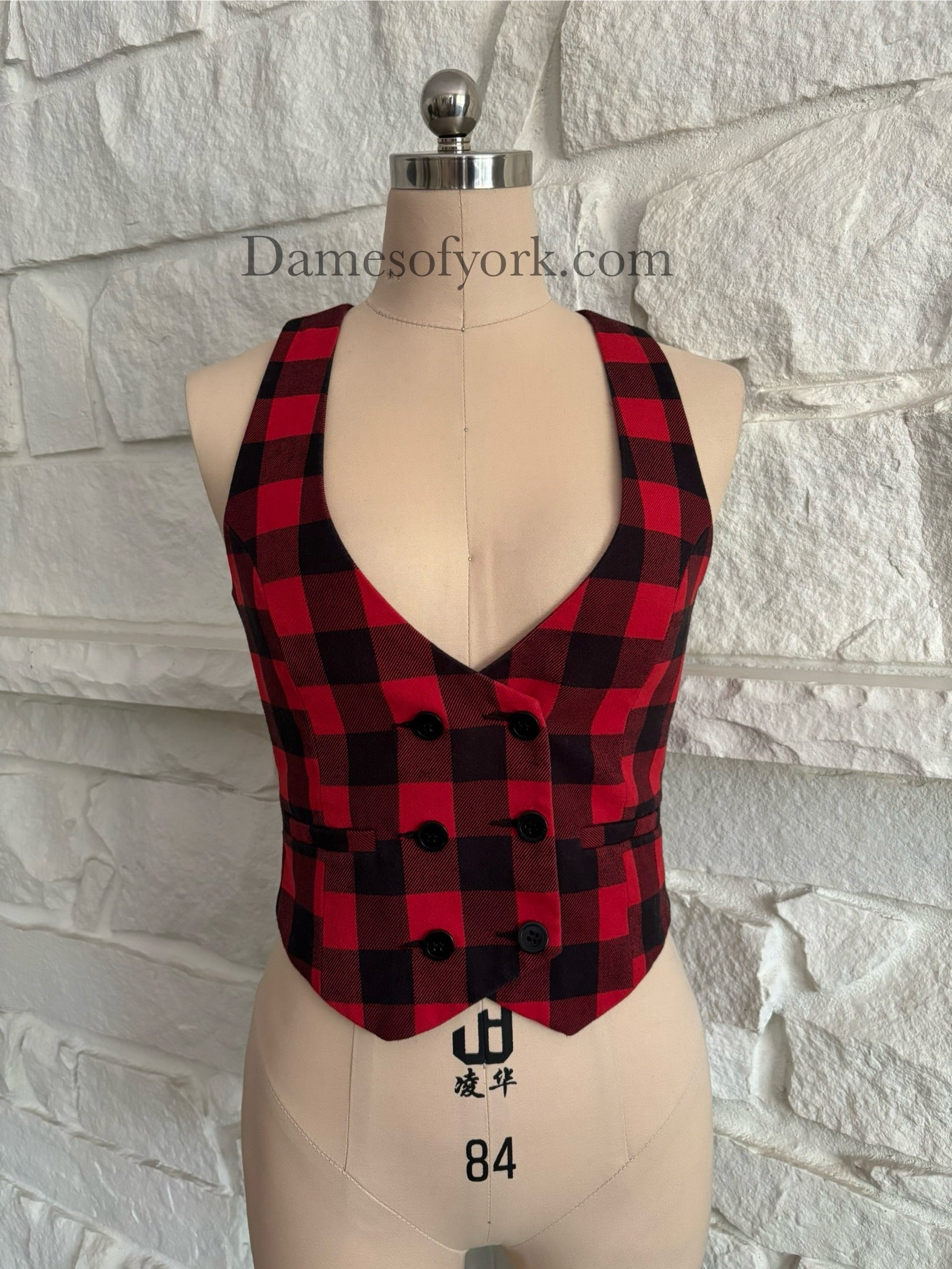 Plaid Vest