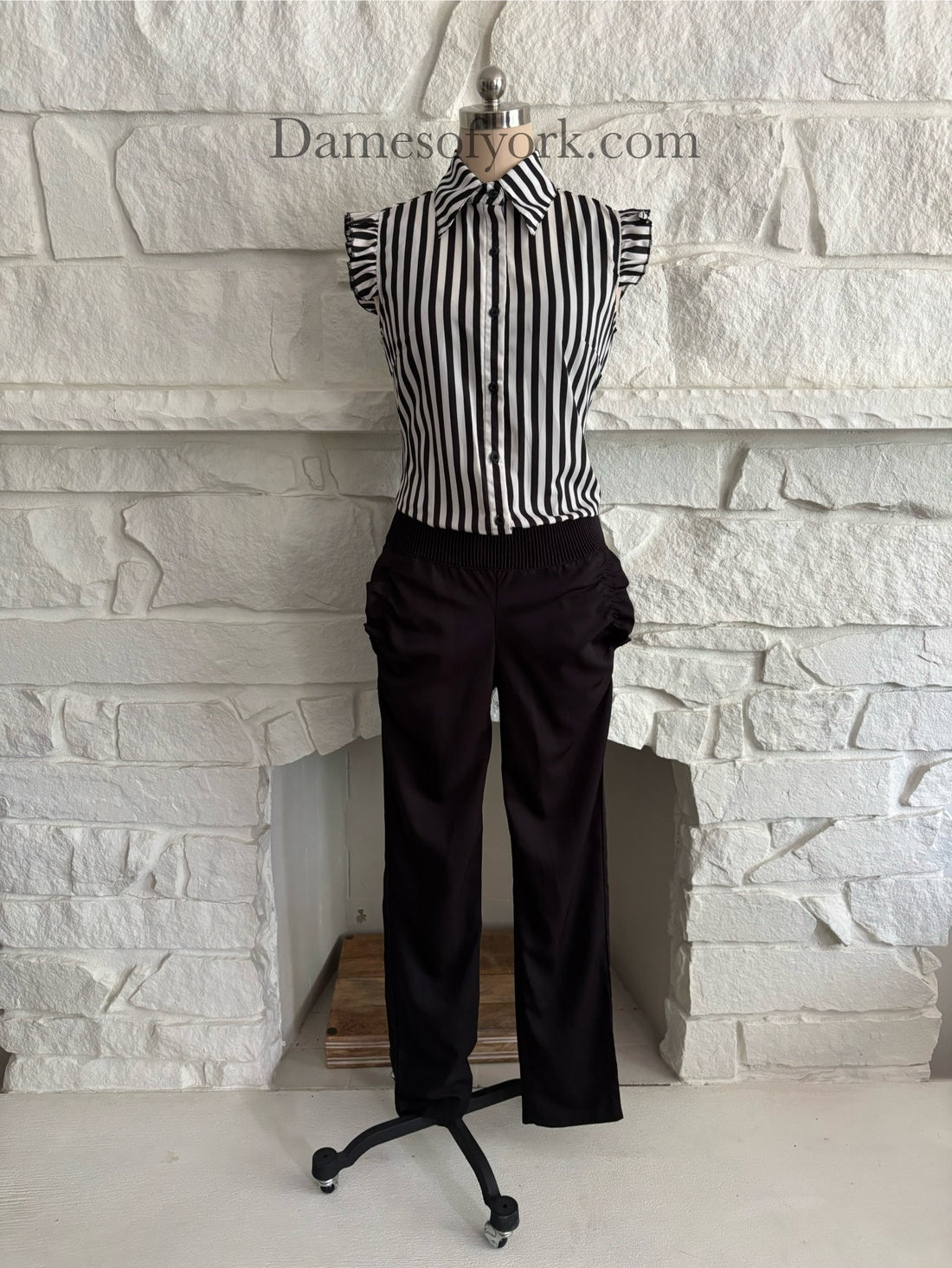 Pinstripe Jumpsuit