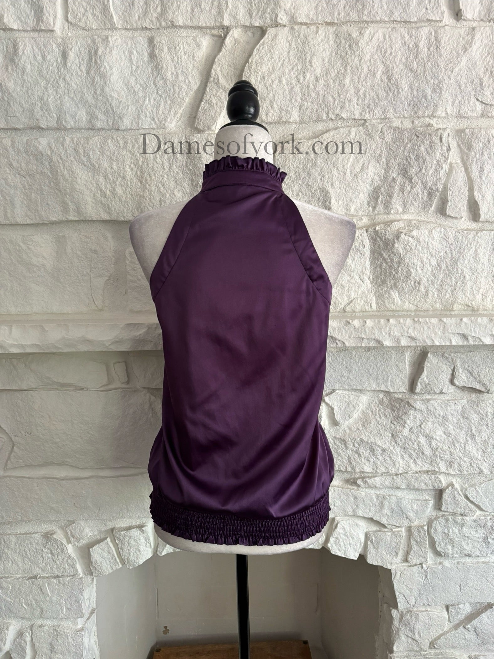 Midnight Agenda Halter Blouse
