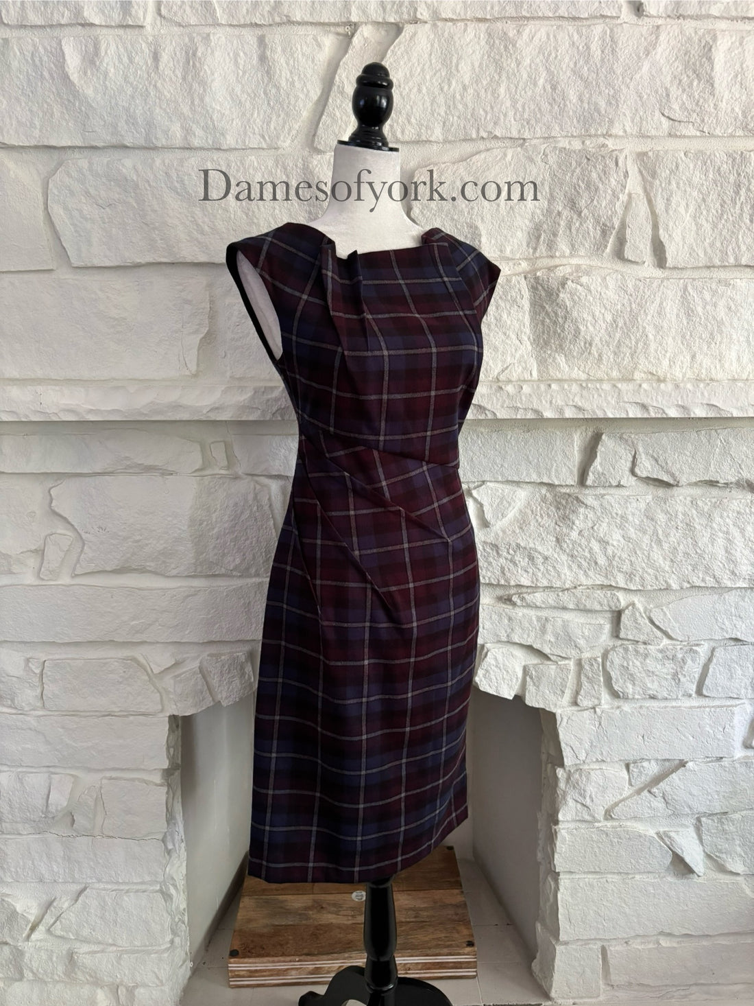 Classy Plaid Dress