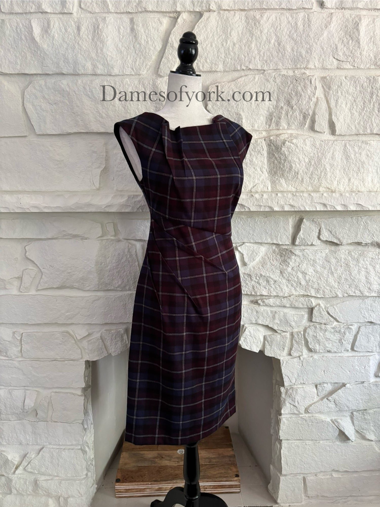 Classy Plaid Dress