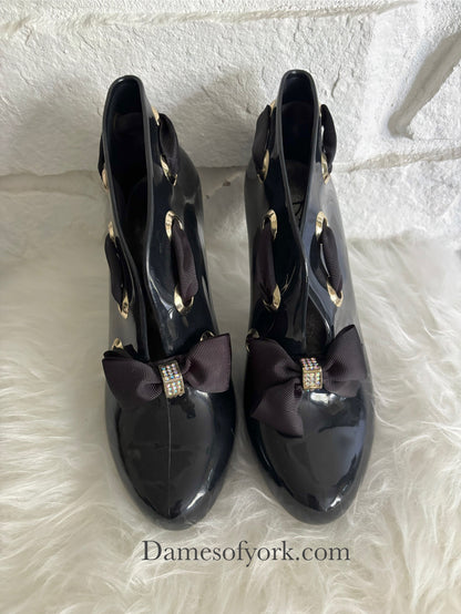 Gilded Bow Heels