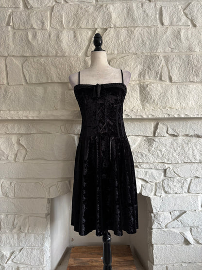 Corset Velvet Dress