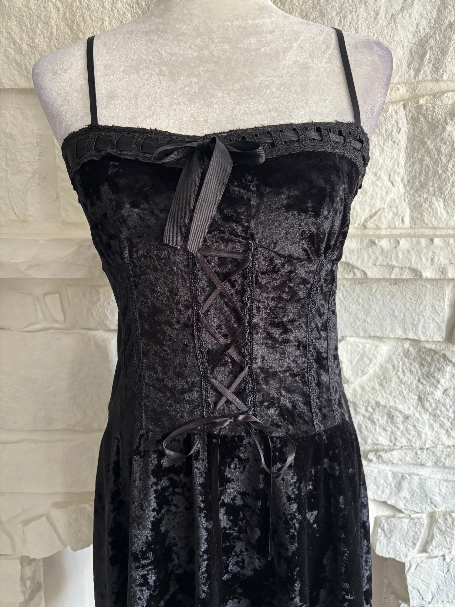 Corset Velvet Dress