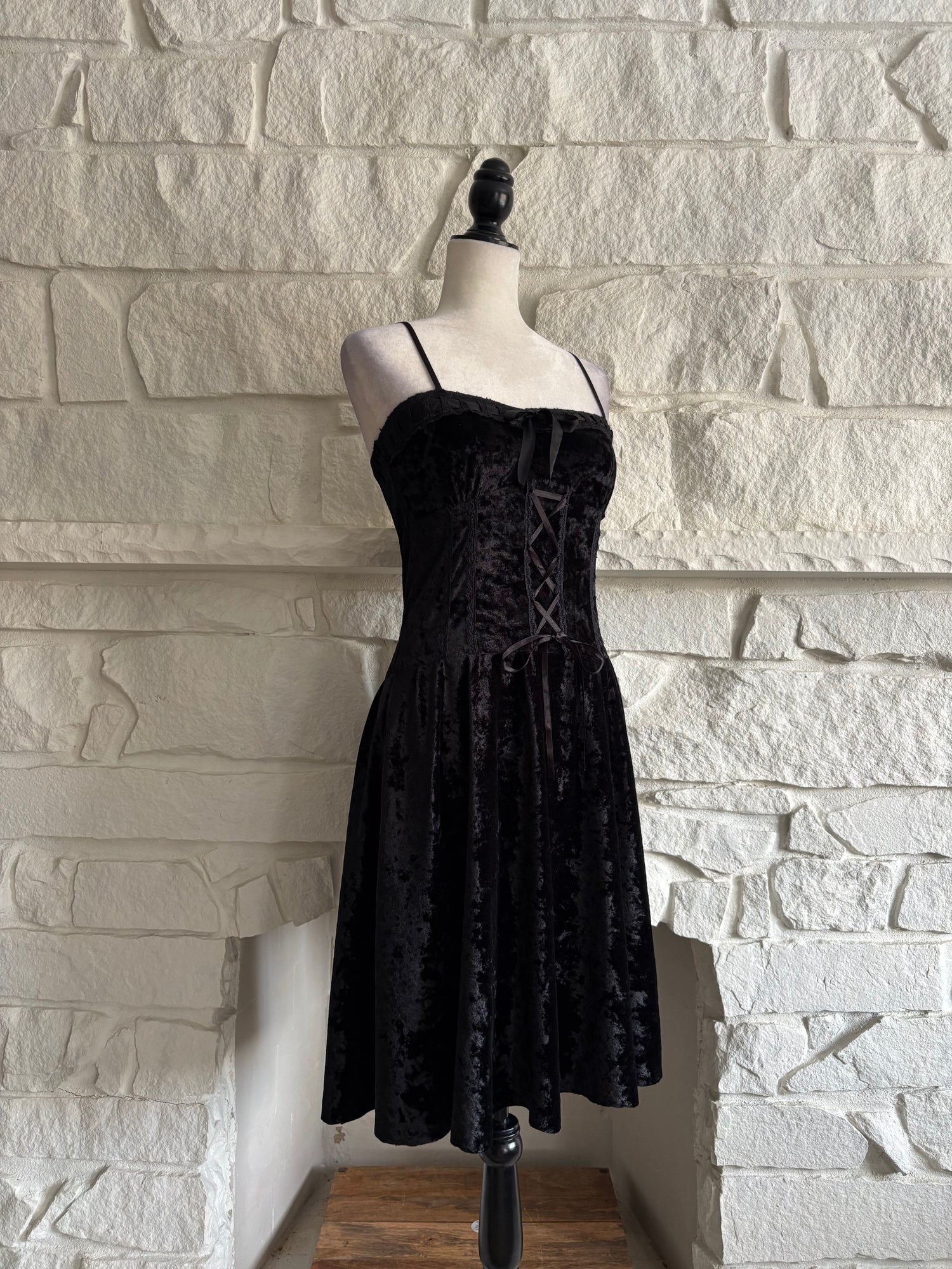 Corset Velvet Dress