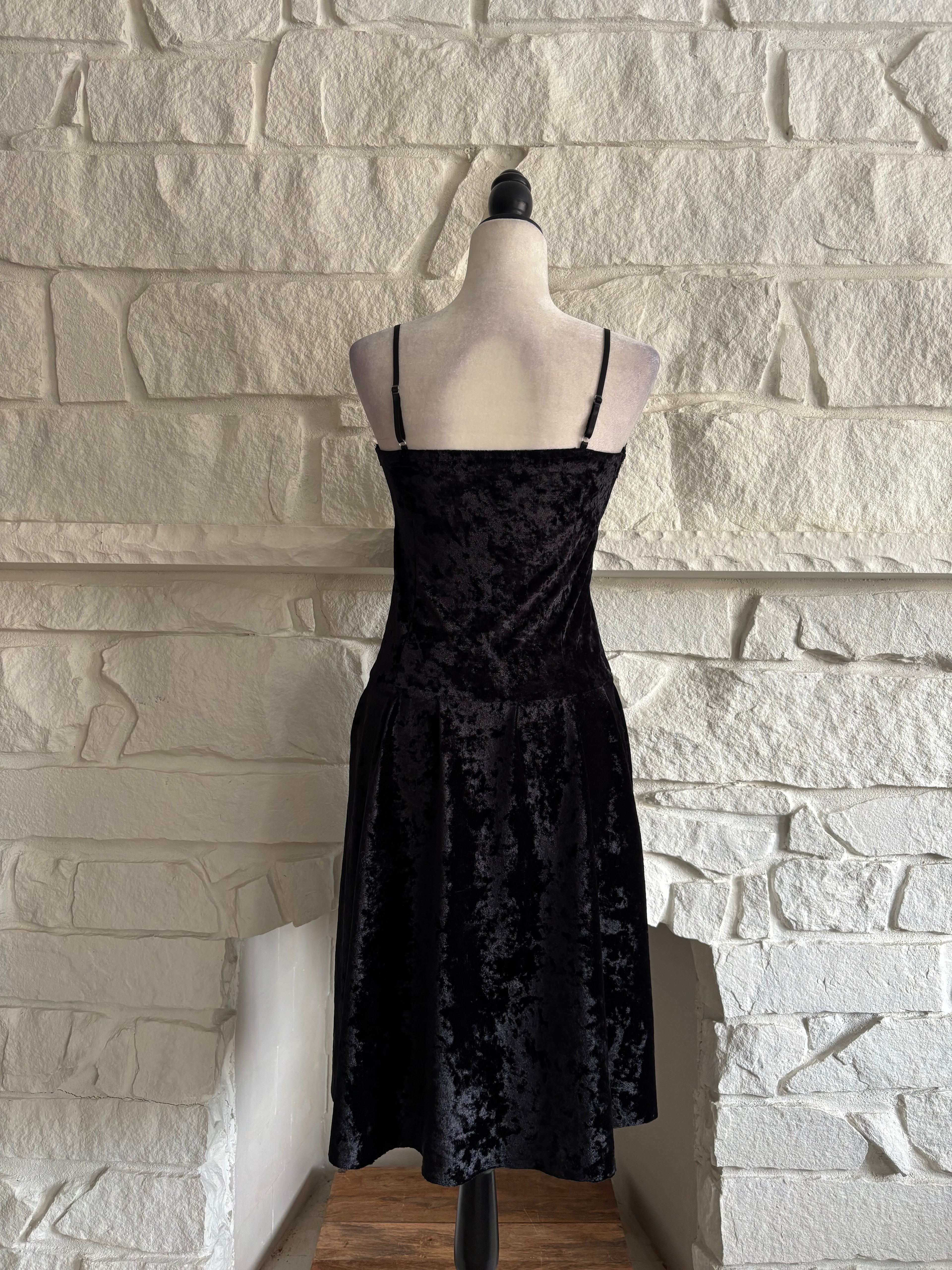 Corset Velvet Dress