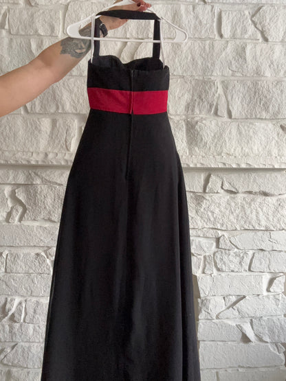 Red Sash Dress