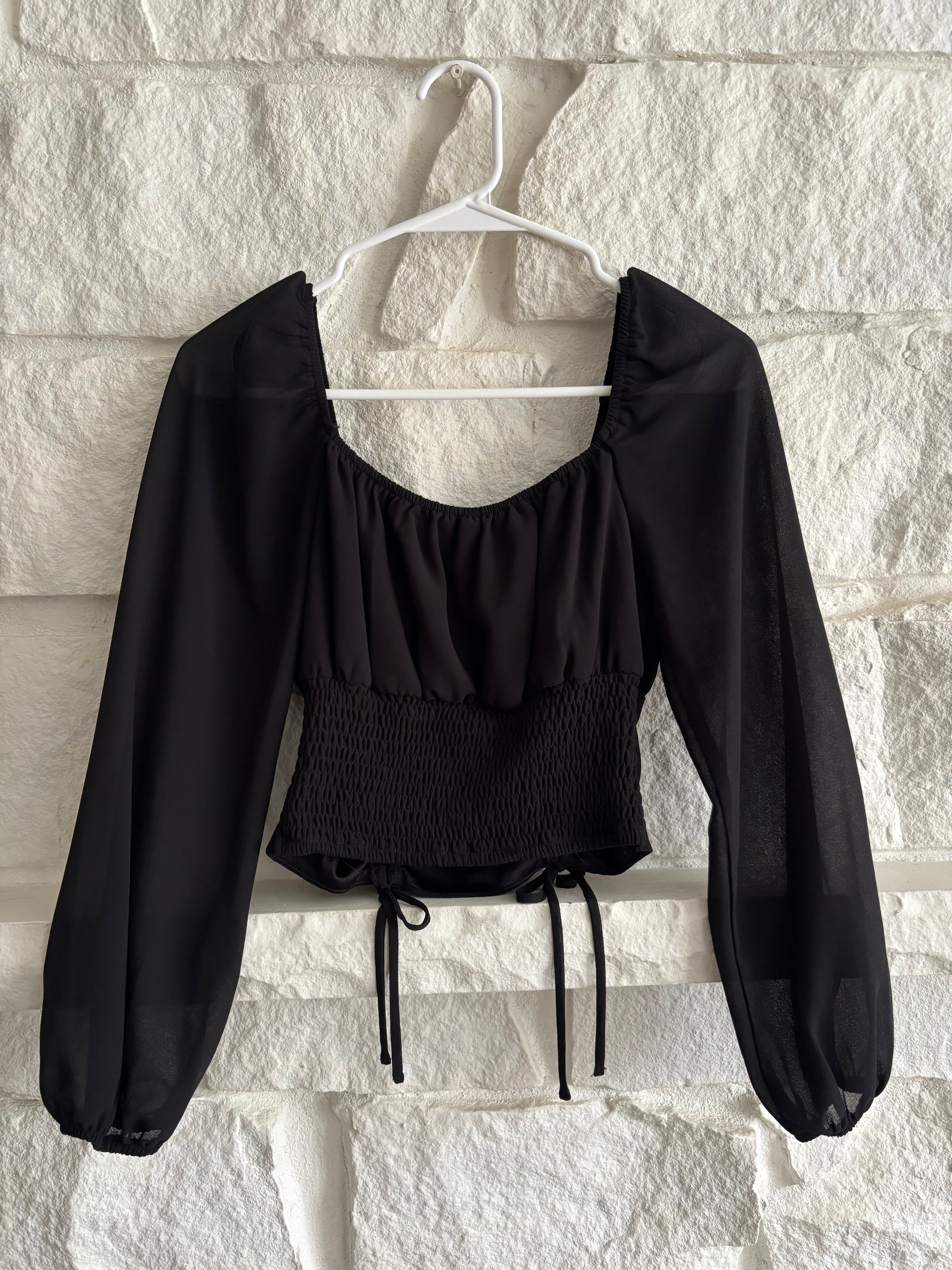 Long Sleeve Crop Top