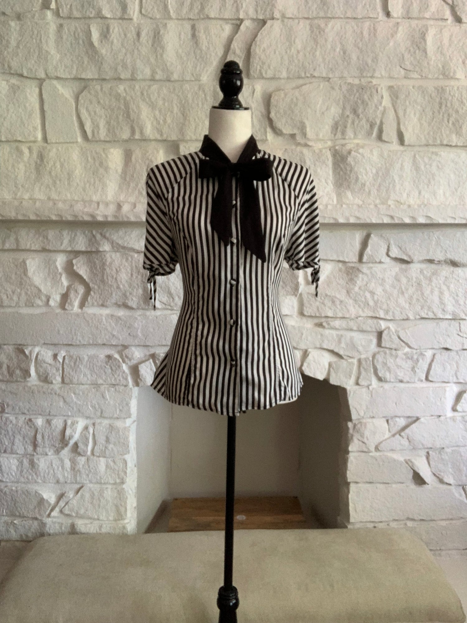 Pinstripe Blouse