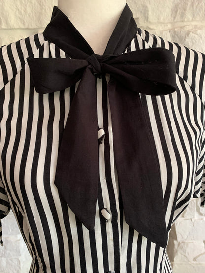 Pinstripe Blouse