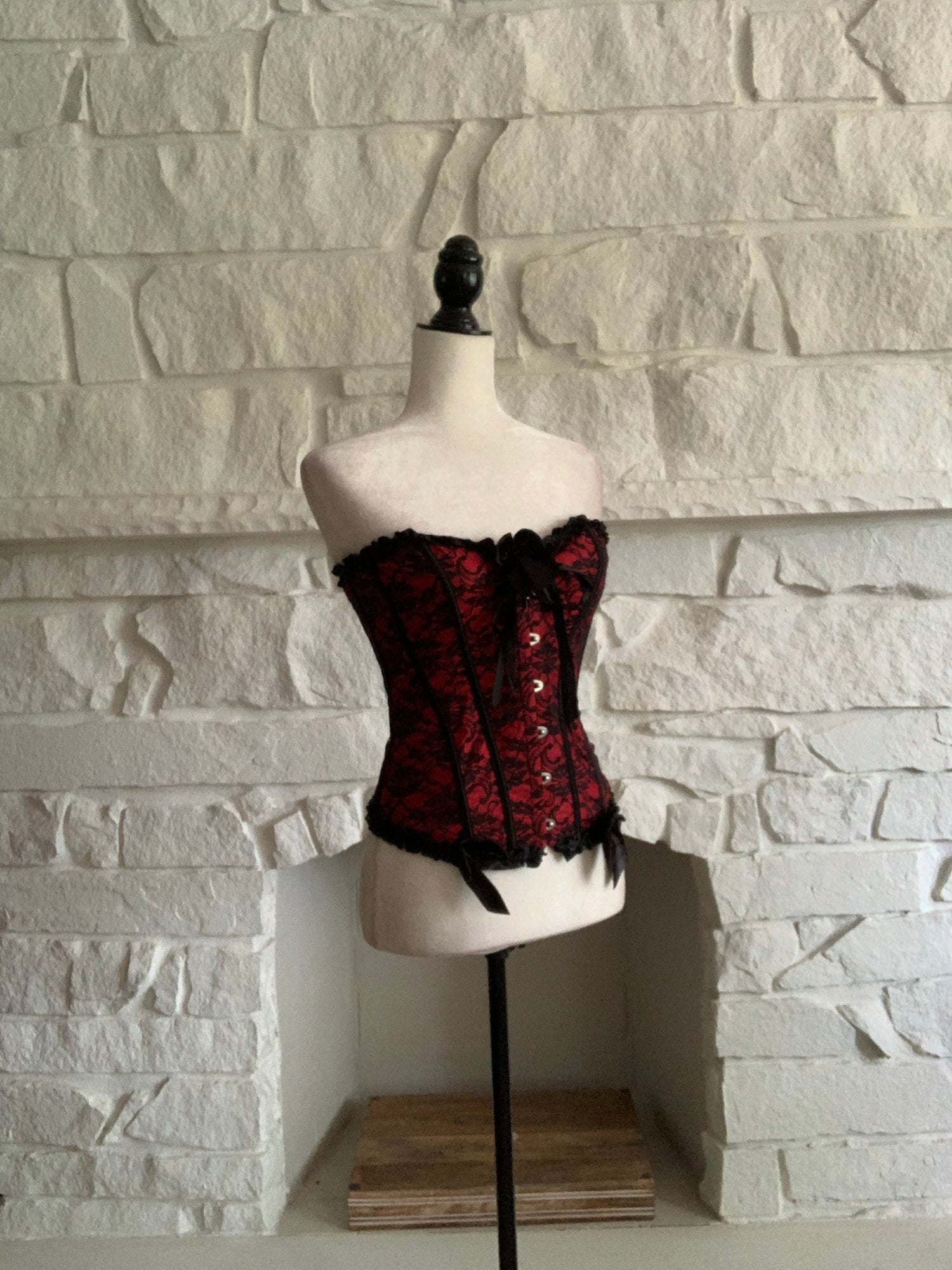 Red Overbust Corset