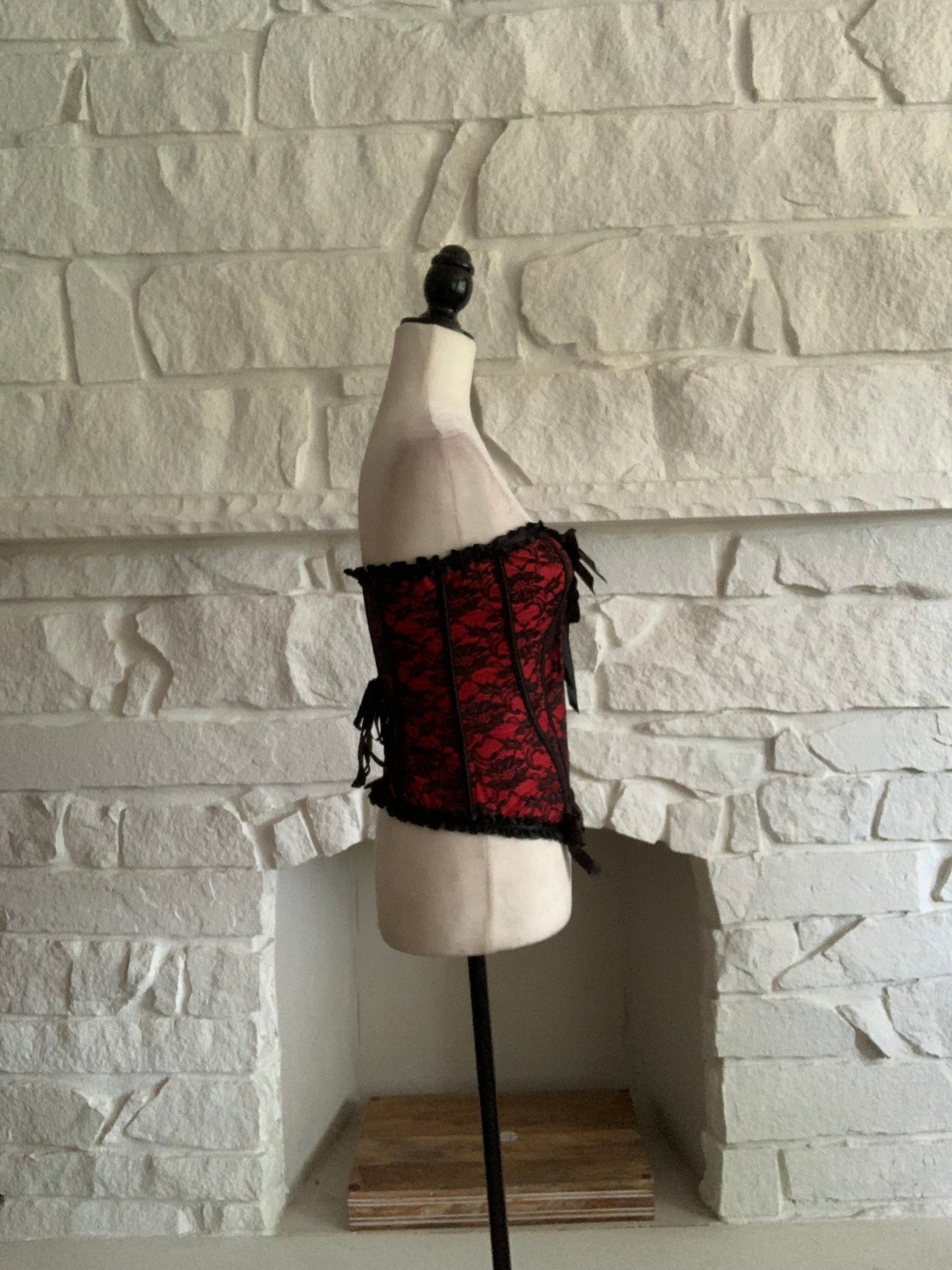 Red Overbust Corset