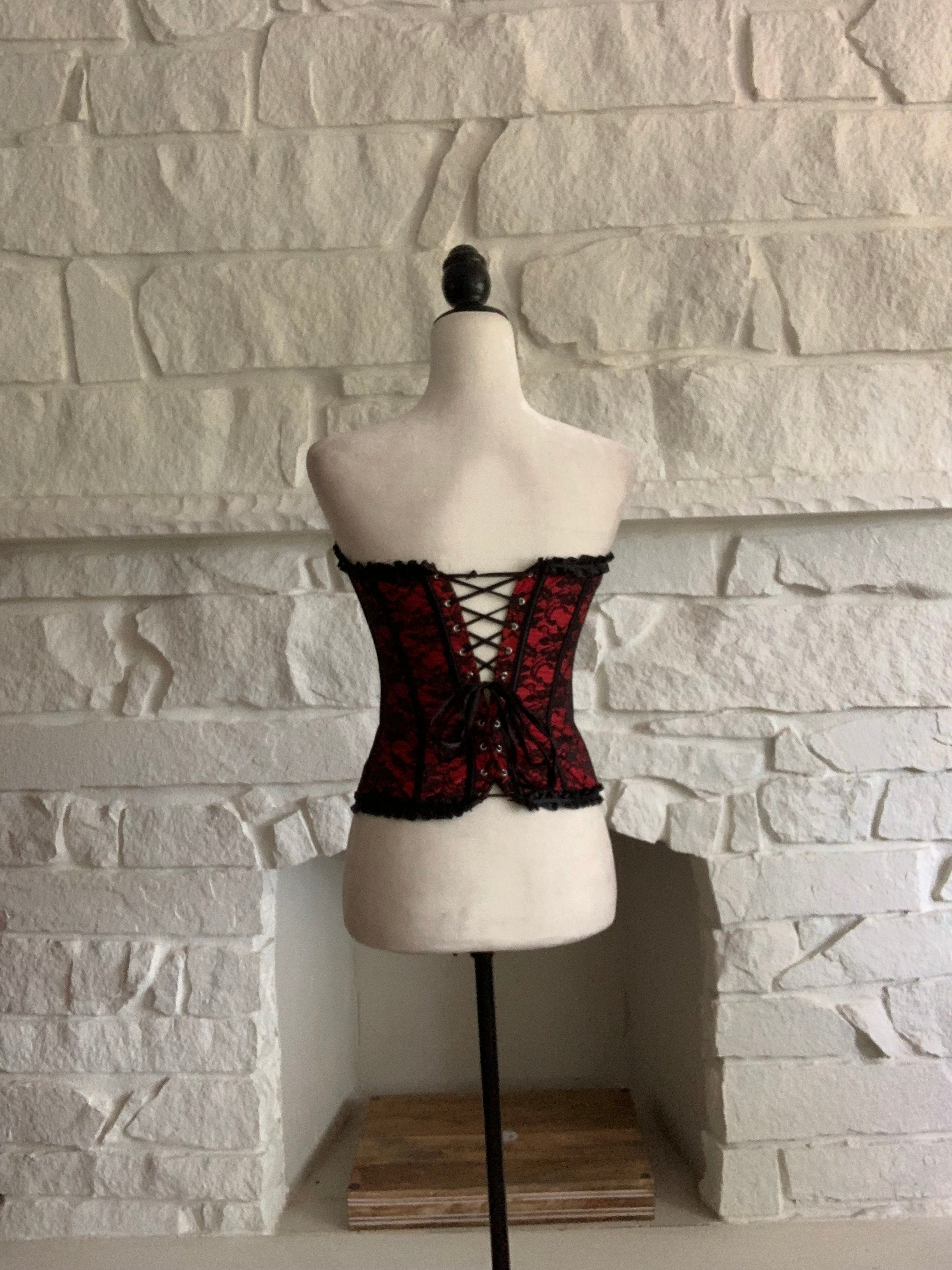 Red Overbust Corset