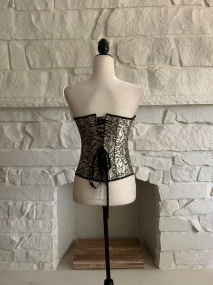 Buckled Brocade Corset