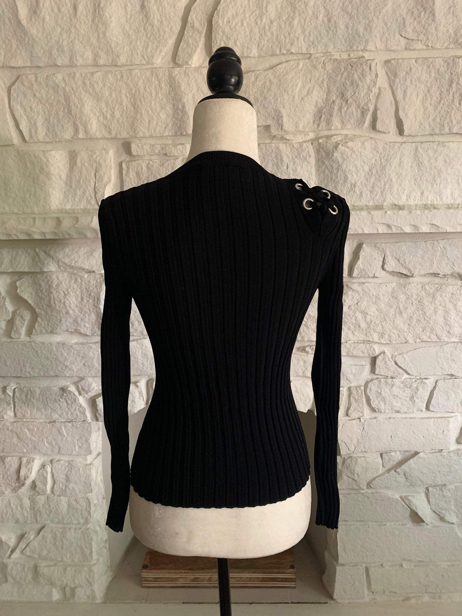 Sweater with corset details