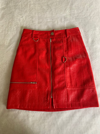 Red Mini Skirt