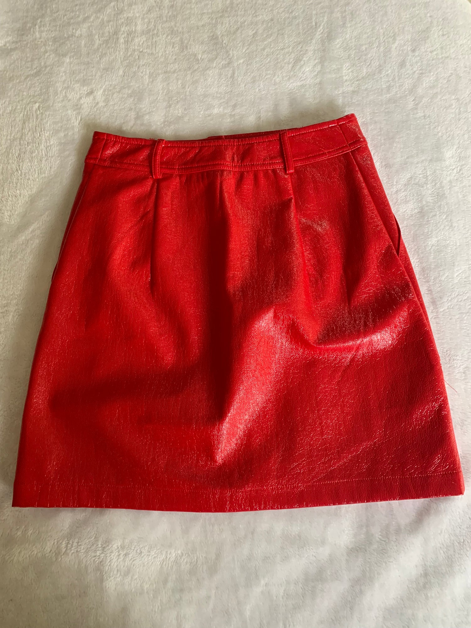 Red Mini Skirt