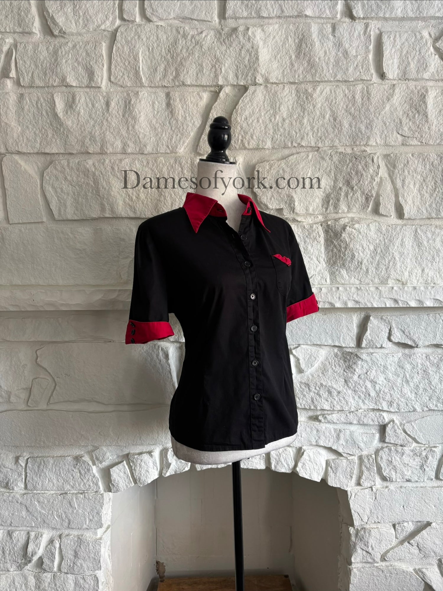 Batwing Button-Up Shirt