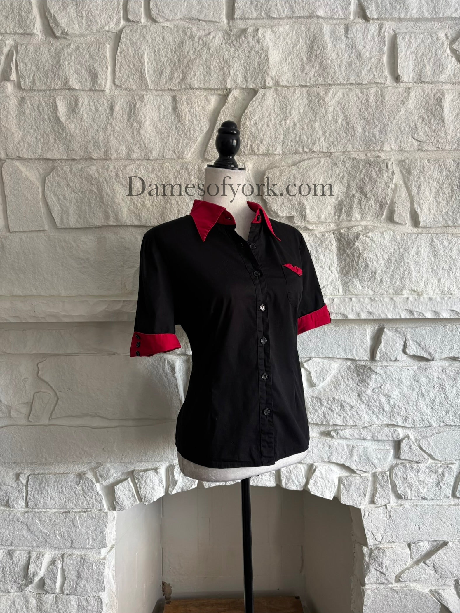 Batwing Button-Up Shirt