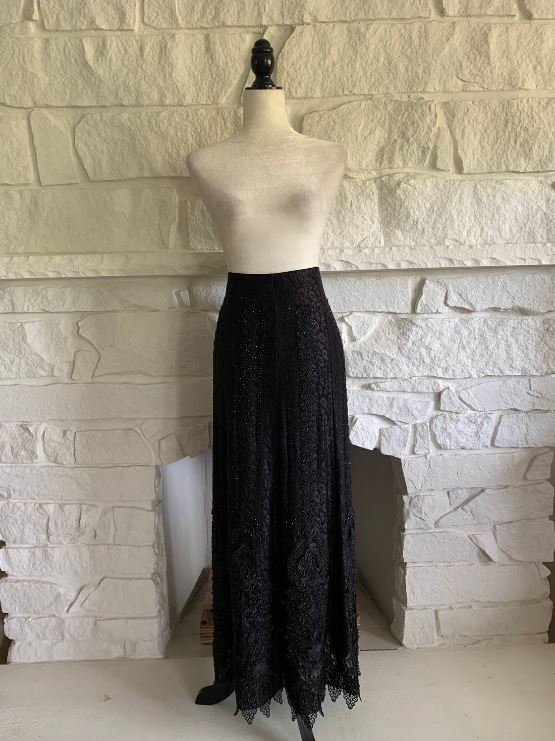 Vintage Goth Victorian Skirt