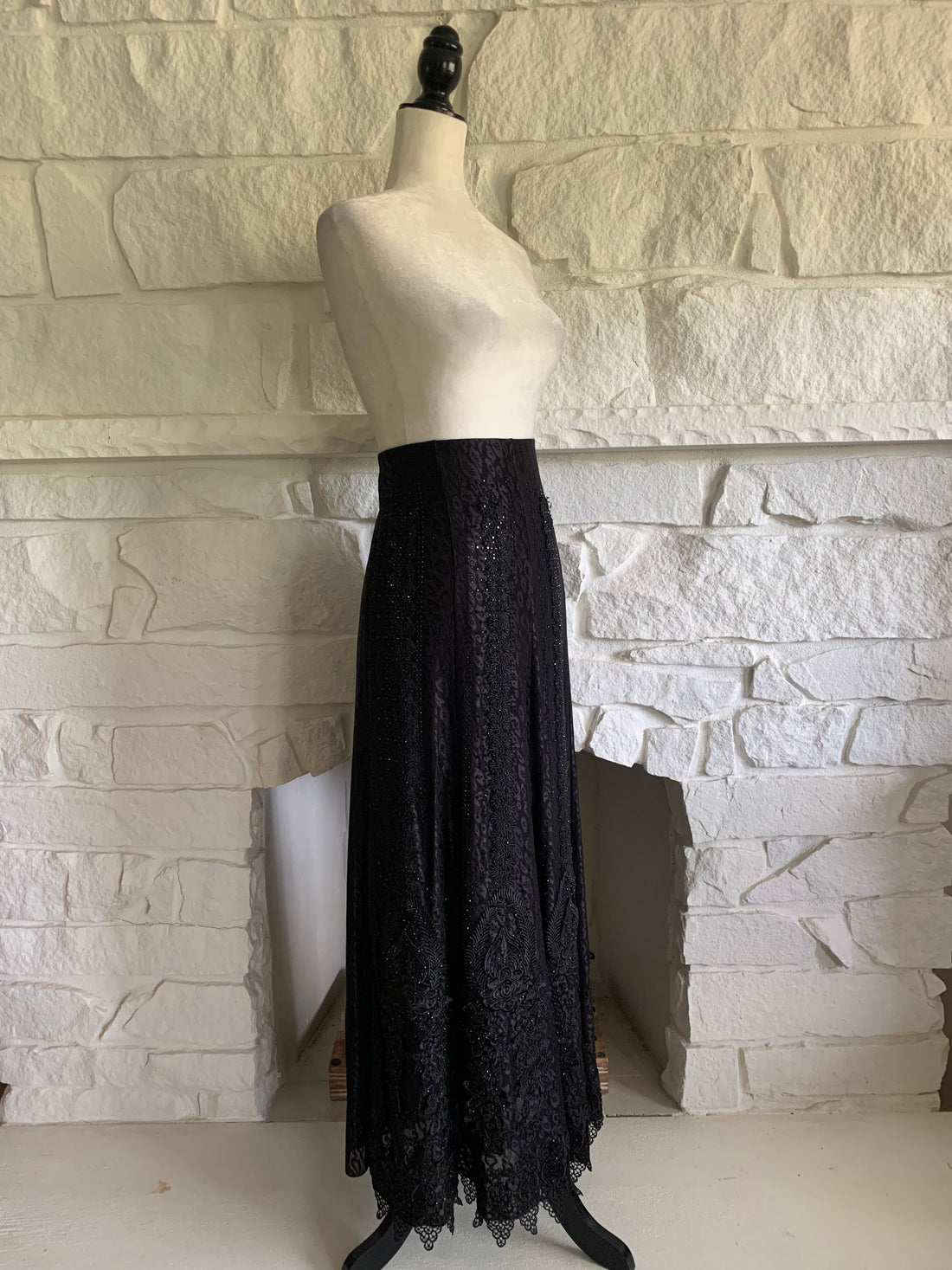 Vintage Goth Victorian Skirt