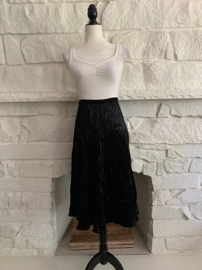 Velvet Black Skirt