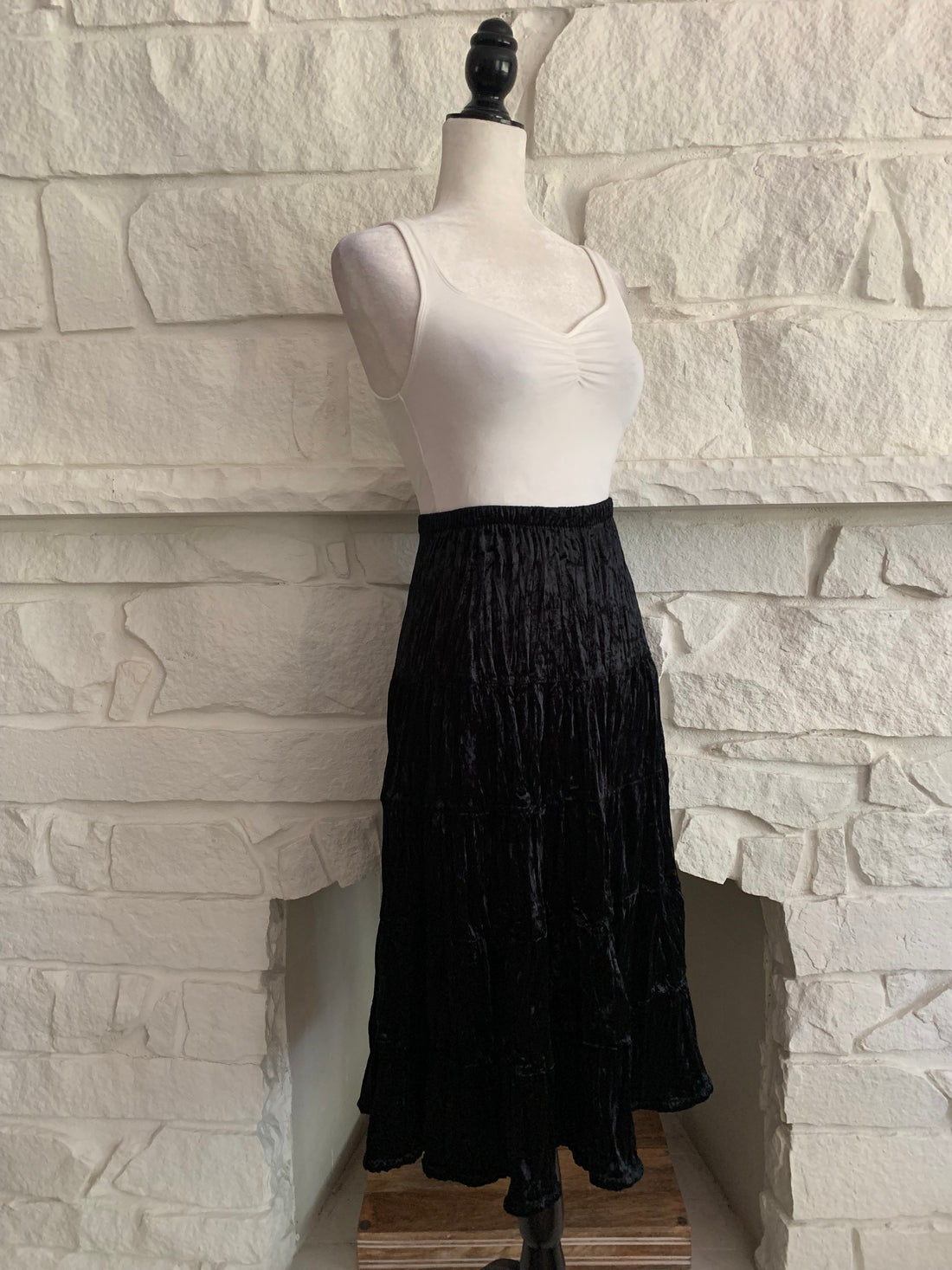 Velvet Black Skirt