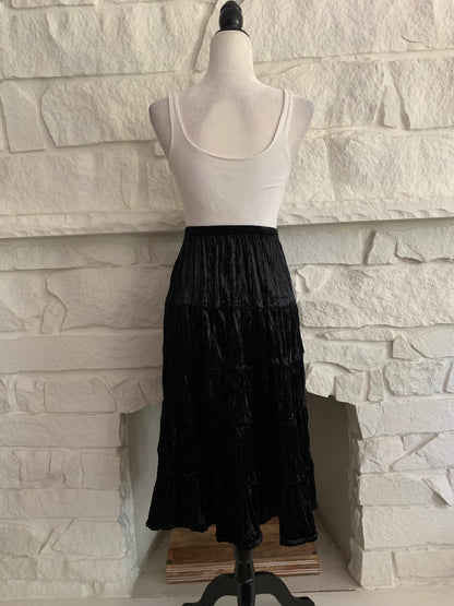 Velvet Black Skirt