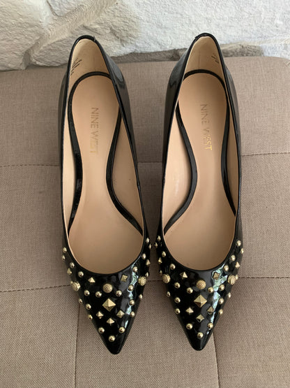 Gold Studded Heels