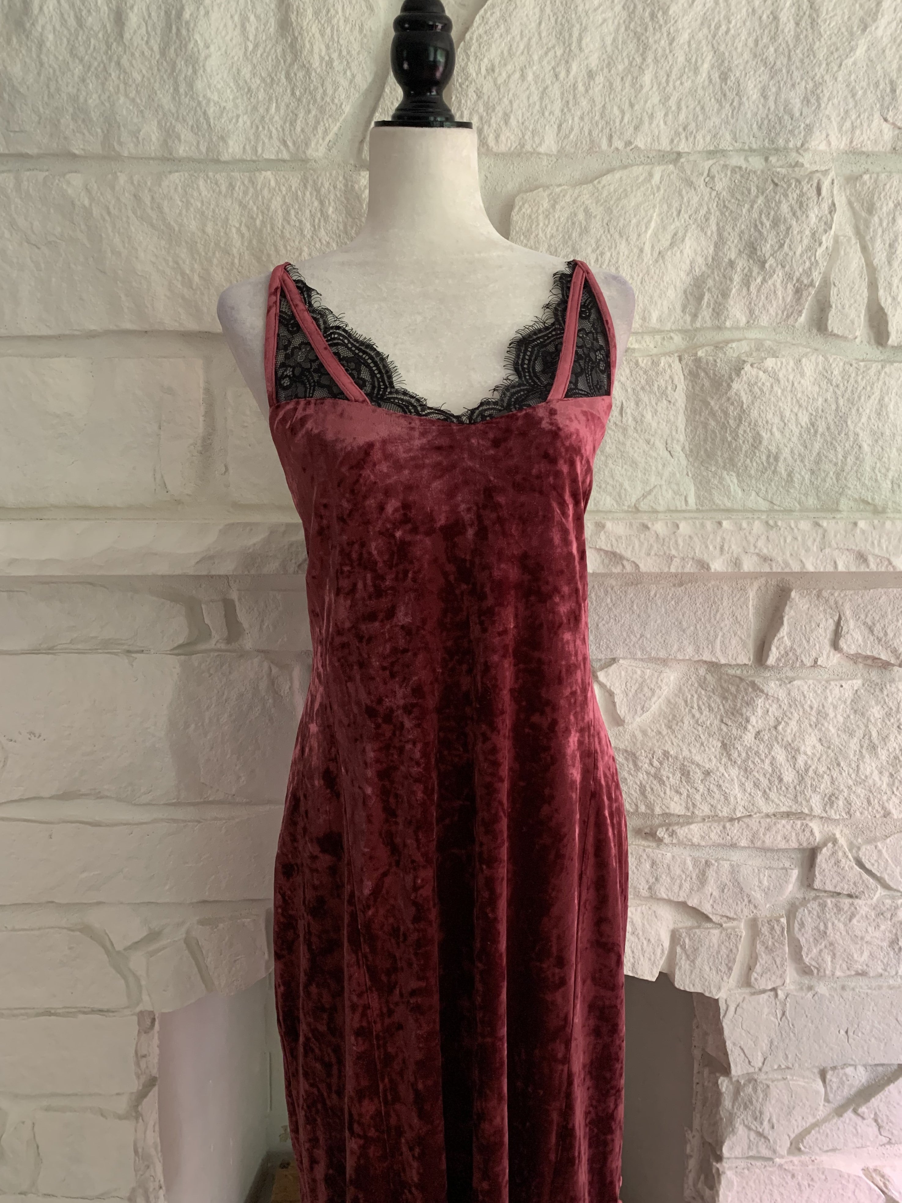 Velvet and Lace Dress