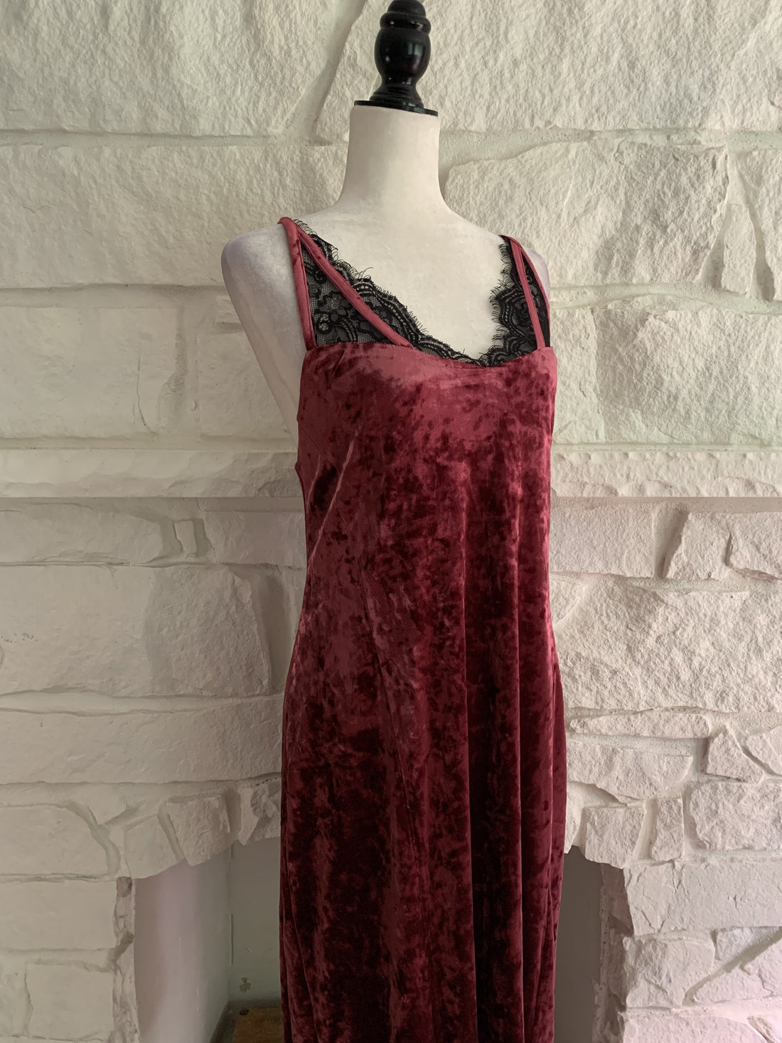 Velvet and Lace Dress