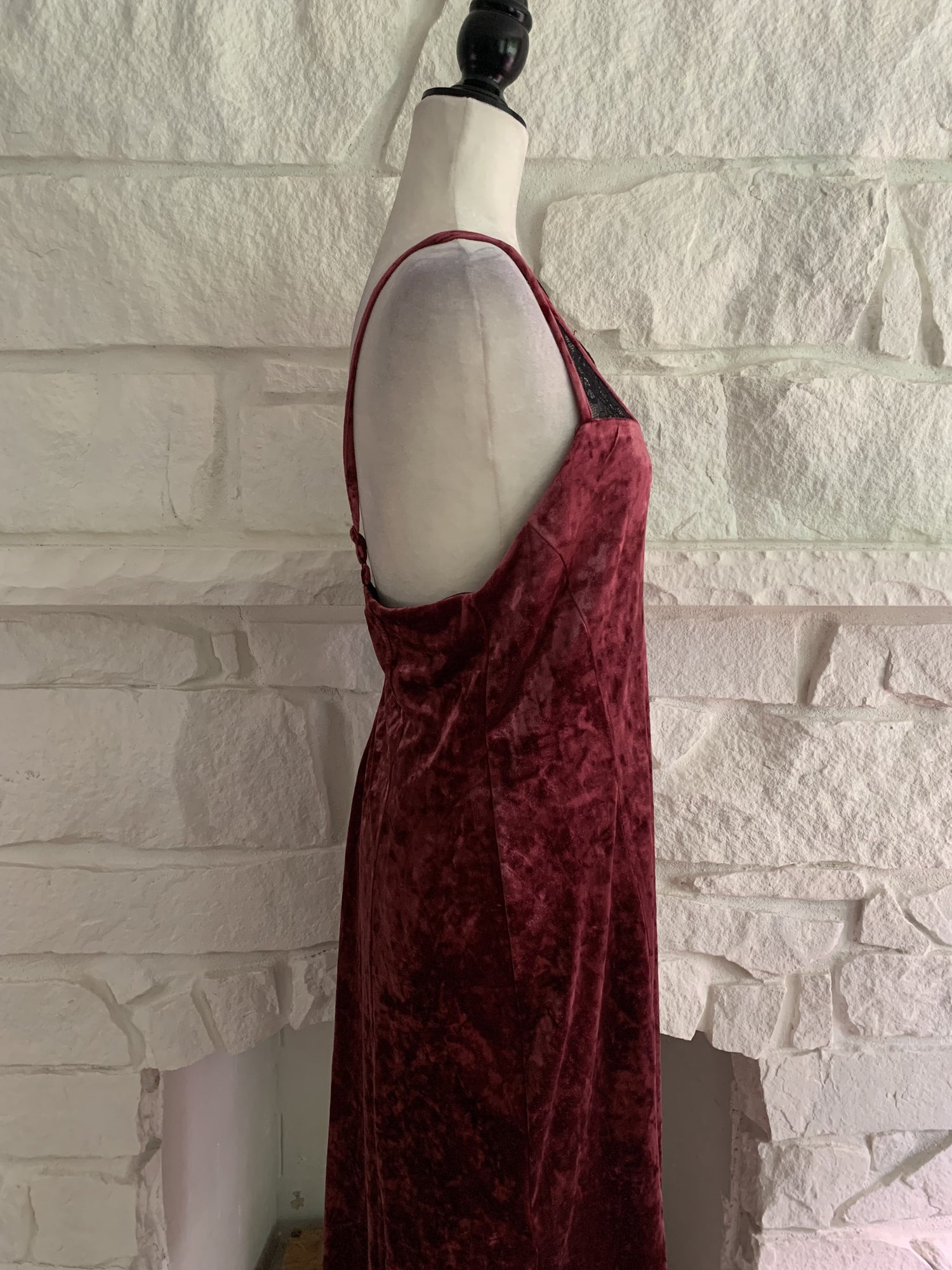 Velvet and Lace Dress