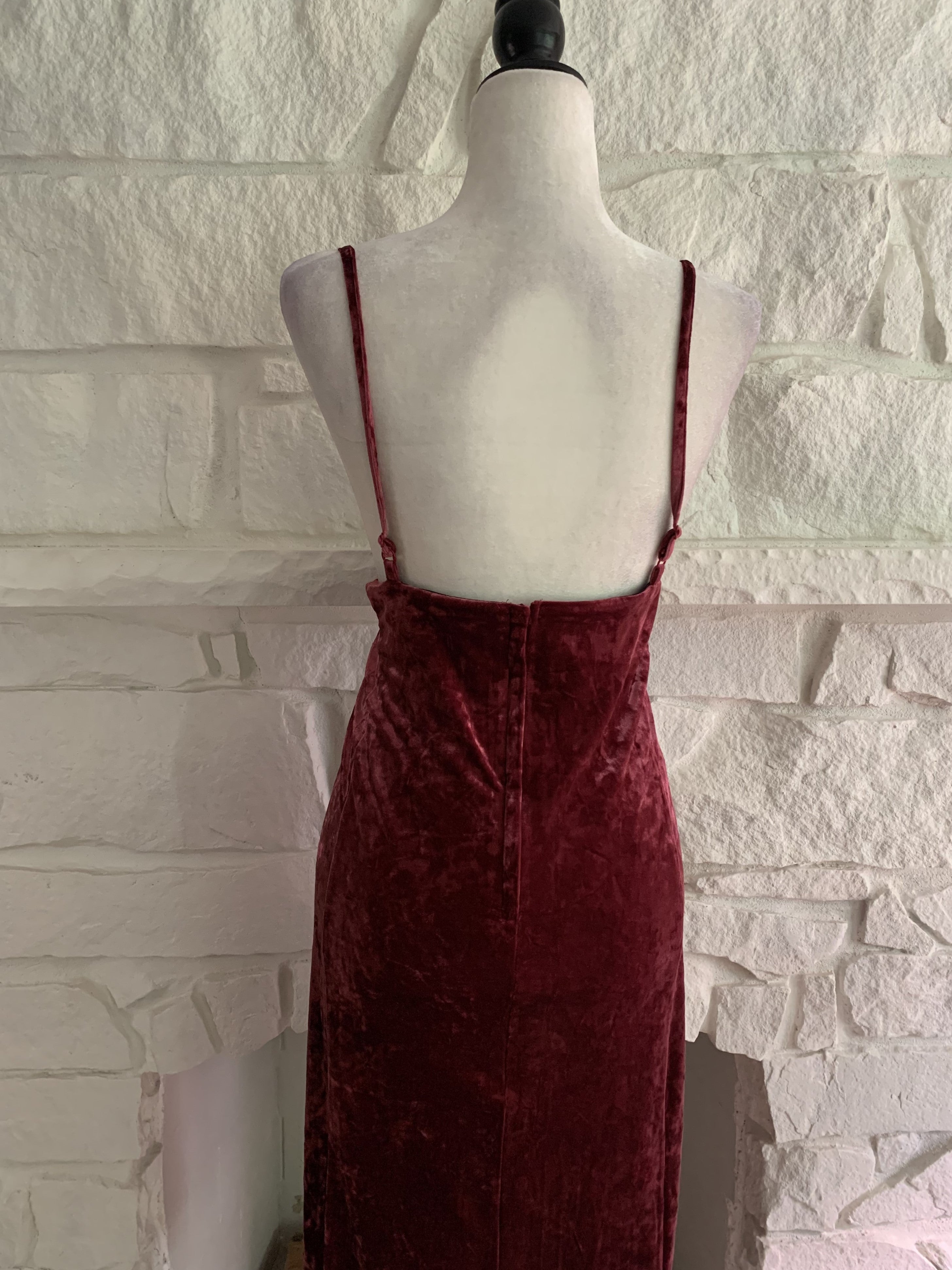 Velvet and Lace Dress