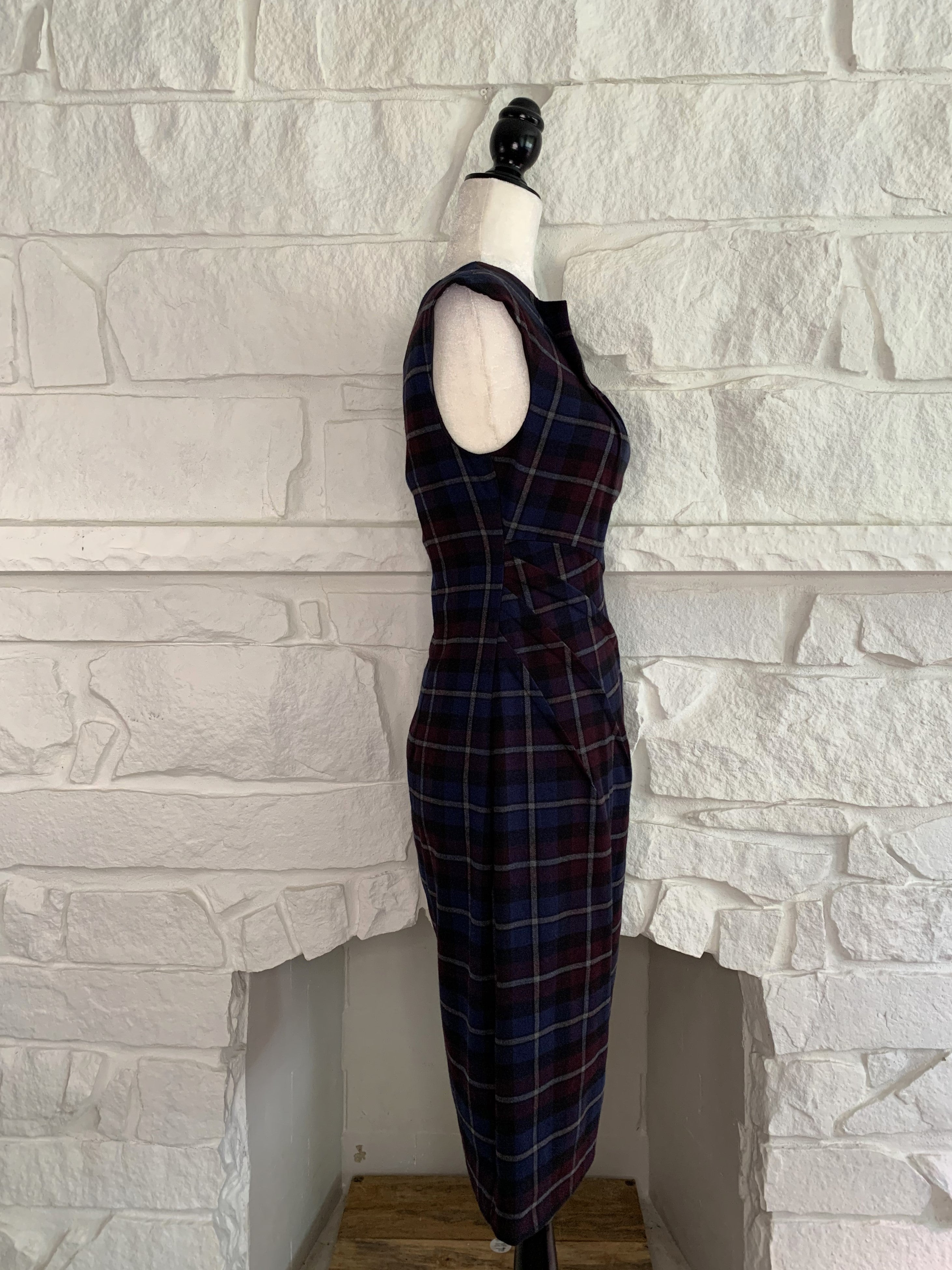 Classy Plaid Dress